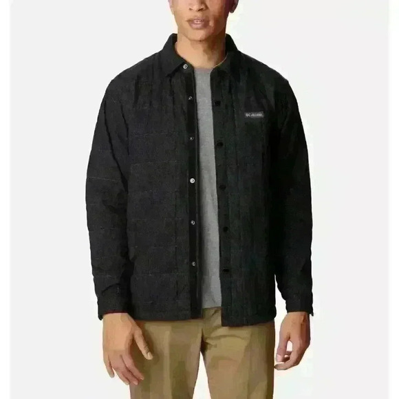 Men's Shirts & Tops Columbia Landroamer™ Quilted Shirt Jacket Cold Warm Snow - Picture 6 of 12